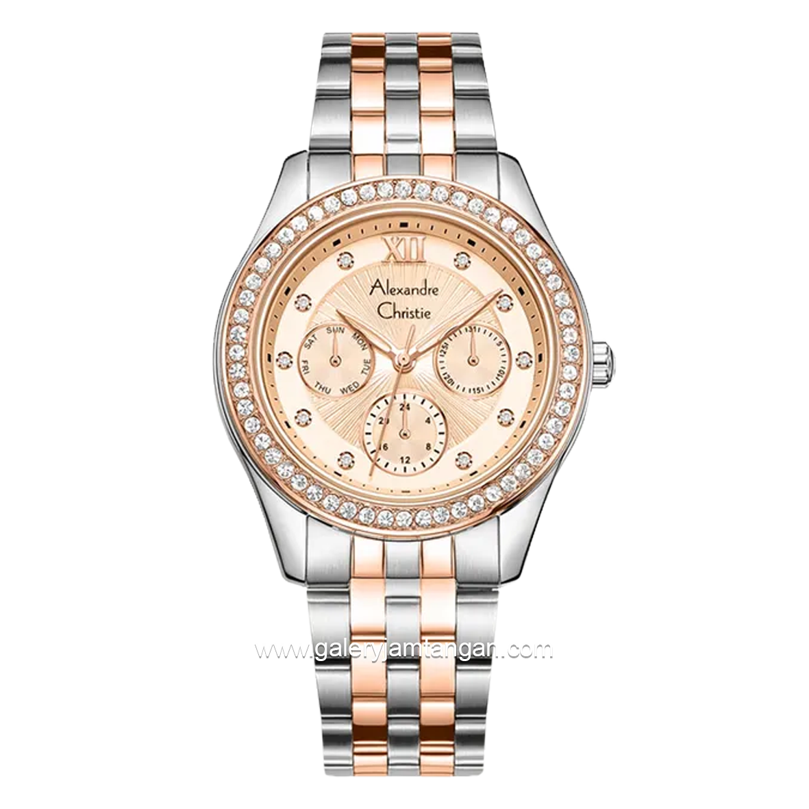 Alexandre Christie AC 2496 BF Combination Silver Multifunction Stainless Steel