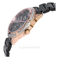 Alexandre Christie AC 2644 BF Black Rosegold Multifunction Stainless Steel