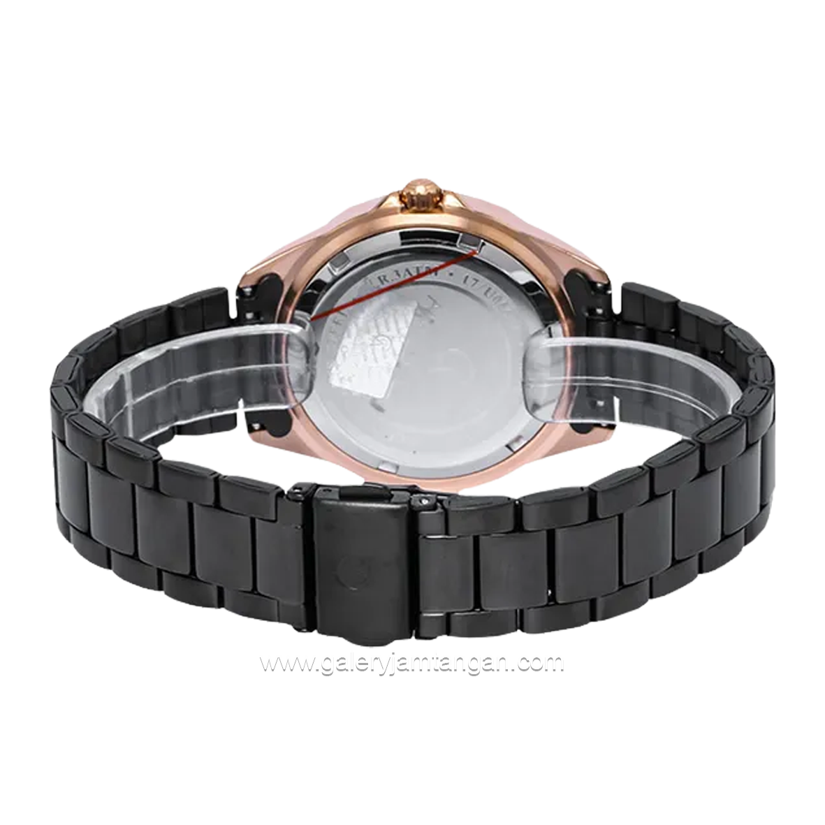 Alexandre Christie AC 2644 BF Black Rosegold Multifunction Stainless Steel