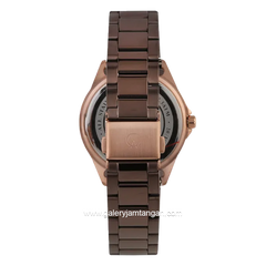 Alexandre Christie AC 2644 BF Brown Rosegold Multifunction Stainless Steel
