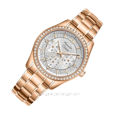 Alexandre Christie AC 2645 BF Multifunction Rosegold White Stainless Steel Strap