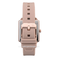 Alexandre Christie AC 2810 LD Pink Rosegold Rubber Strap