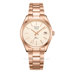 Alexandre Christie Classic AC 2839 LD Full Rosegold Stainless Steel Strap