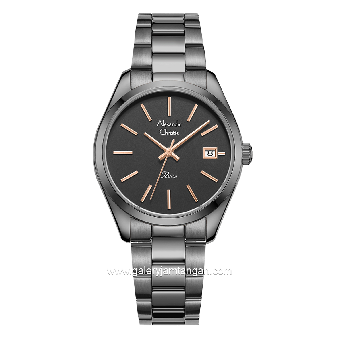 Alexandre Christie Classic AC 2839 LD Gray Stainless Steel Strap