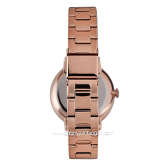 Alexandre Christie AC 2870 LD BRGSL-1 Rosegold Dial Silver Stainless Steel