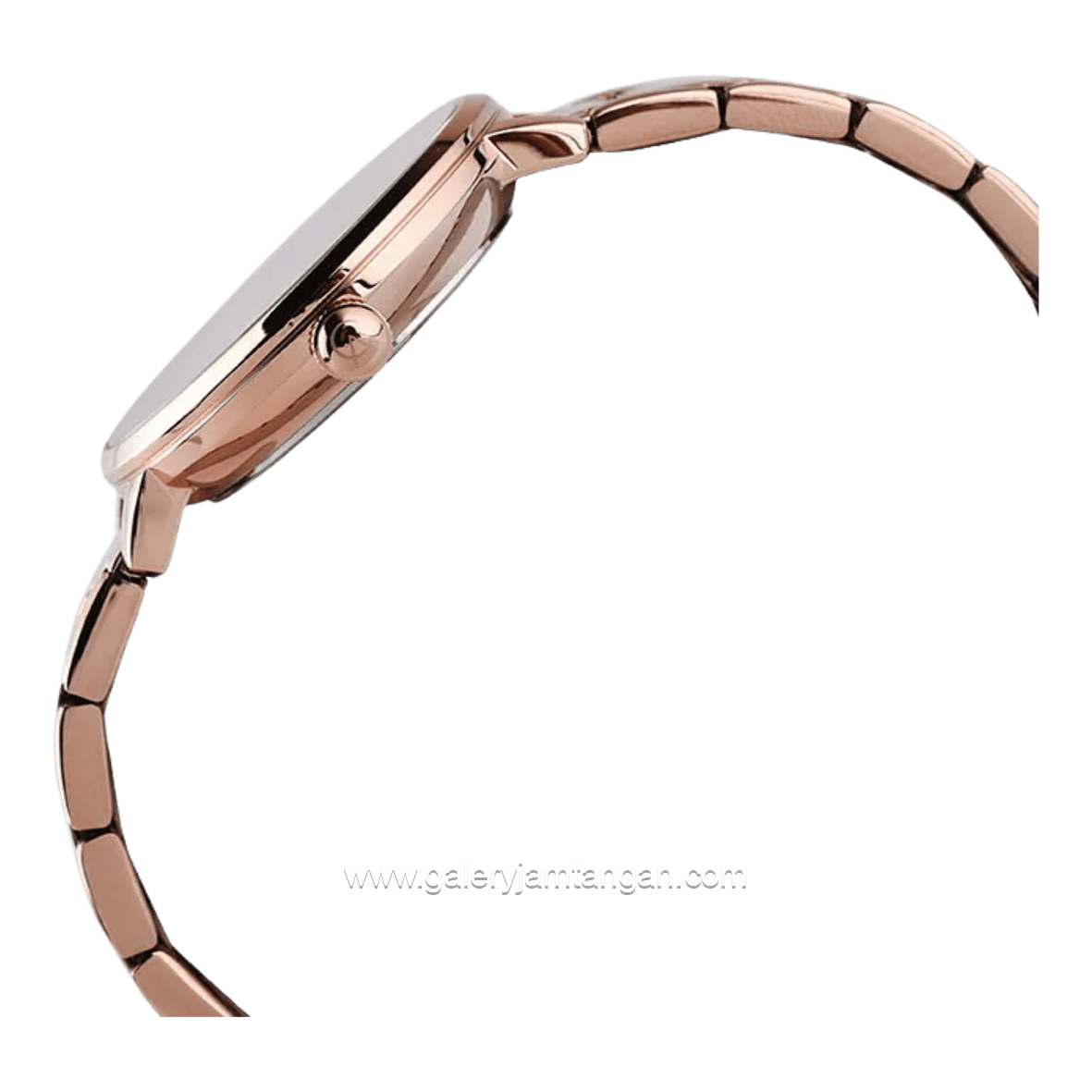 Alexandre Christie AC 2870 LD BRGSL-1 Rosegold Dial Silver Stainless Steel