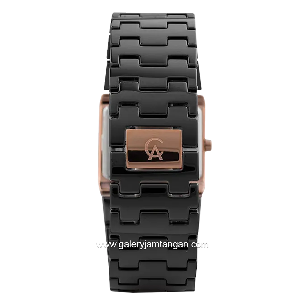 Alexandre Christie AC 2881 LH Black Rosegold Acetate Strap