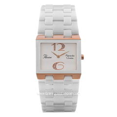 Alexandre Christie AC 2881 LH White Rosegold Acetate Strap