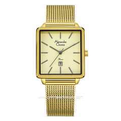 Alexandre Christie AC 2922 LD Full Gold Shandrope Strap