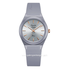 Alexandre Christie AC 2A07 LH Lilac Rubber Strap