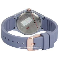 Alexandre Christie AC 2A07 LH Lilac Rubber Strap