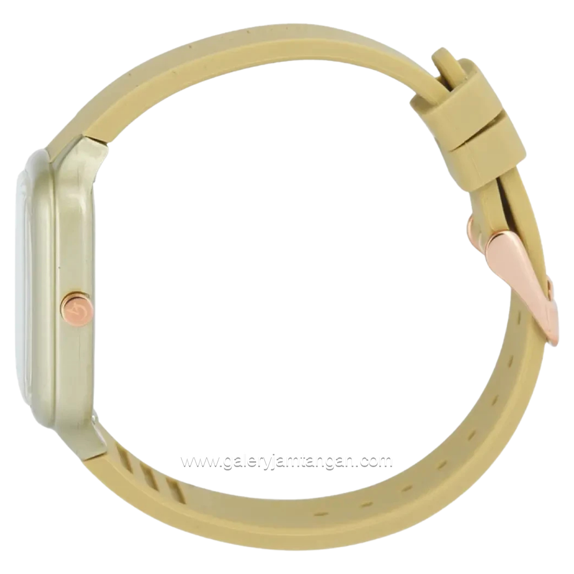 Alexandre Christie Passion AC 2A08 BFRRGBG Ladies Beige Rubber Strap