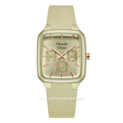 Alexandre Christie Passion AC 2A08 BFRRGBG Ladies Beige Rubber Strap
