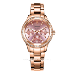 Alexandre Christie AC 2A33 BF Rosegold Dial pink Stainless Steel