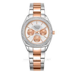Alexandre Christie AC 2A36 BF Silver Combinasi Rosegold Stainless Steel