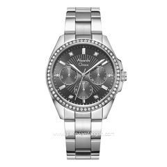 Alexandre Christie AC 2A49 BF Silver Dial Black Stainless Steel