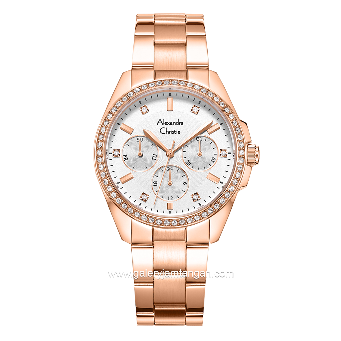 Alexandre Christie AC 2A49 BF Rosegold Stainless Steel