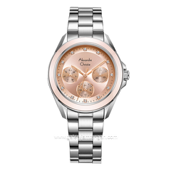 Alexandre Christie AC 2A50 BF Silver Dial Peach Stainless Steel