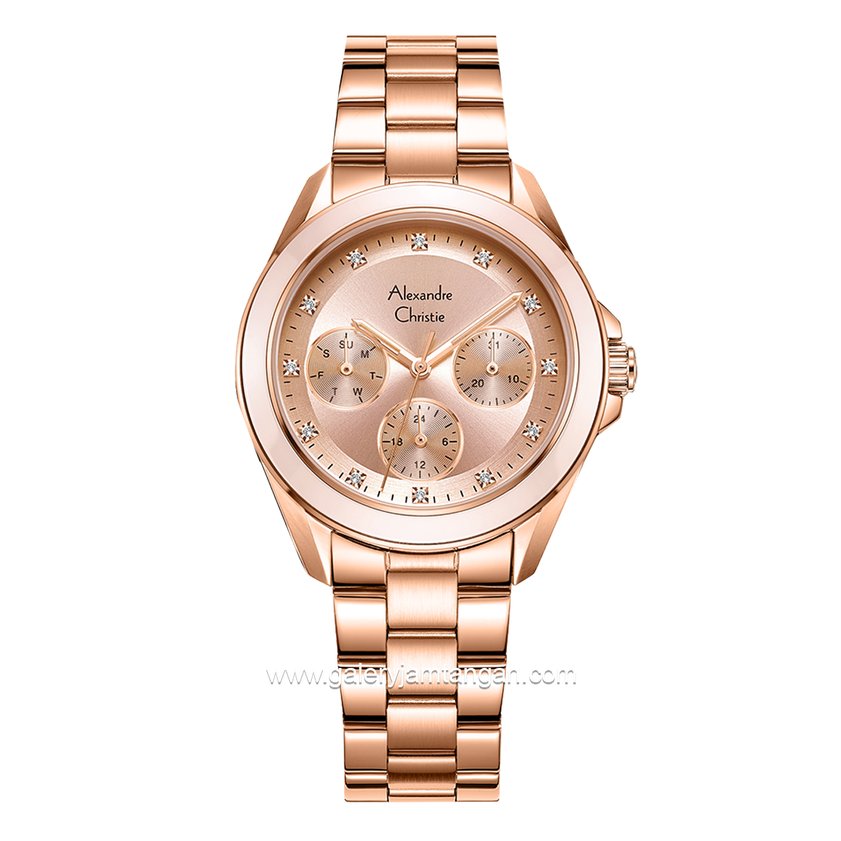 Alexandre Christie AC 2A50 BF Rosegold Stainless Steel