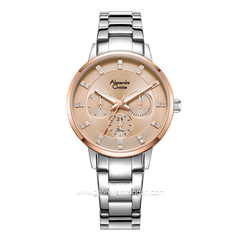 Alexandre Christie AC 2A57 BF Silver Dial Rosegold Stainless Steel