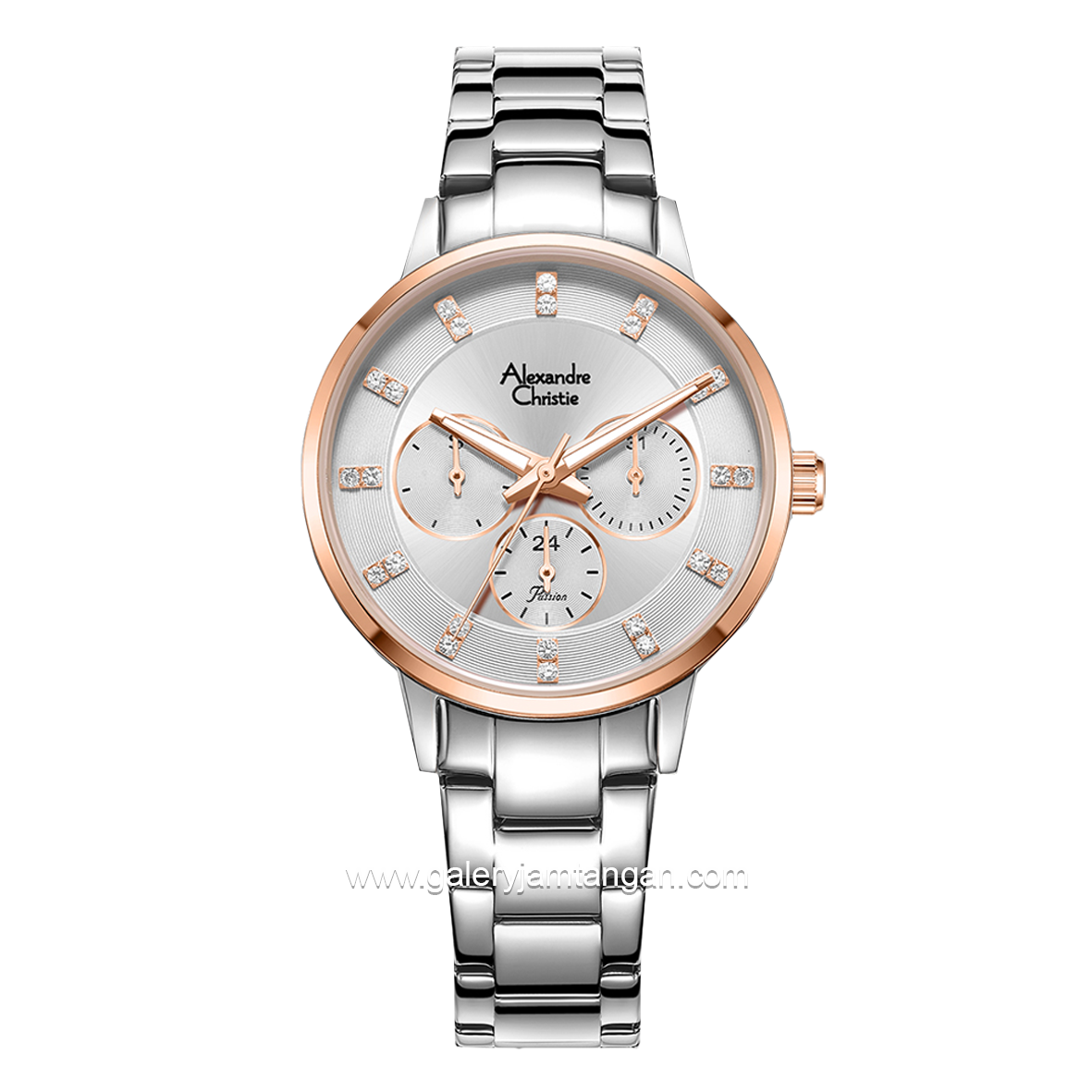 Alexandre Christie AC 2A57 BF Silver Stainless Steel