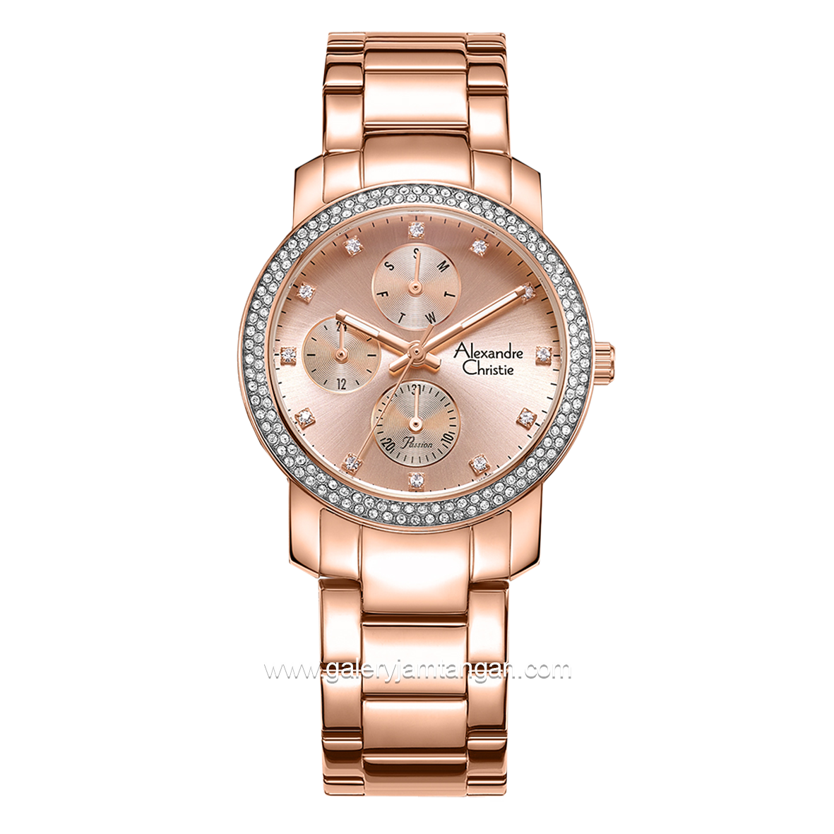 Alexandre Christie AC 2A61 BF Rosegold Stainless Steel