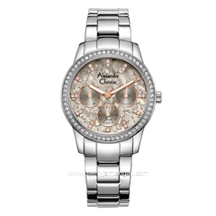 Alexandre Christie AC 2A65 BF Silver Multifunction Stainless Steel Strap