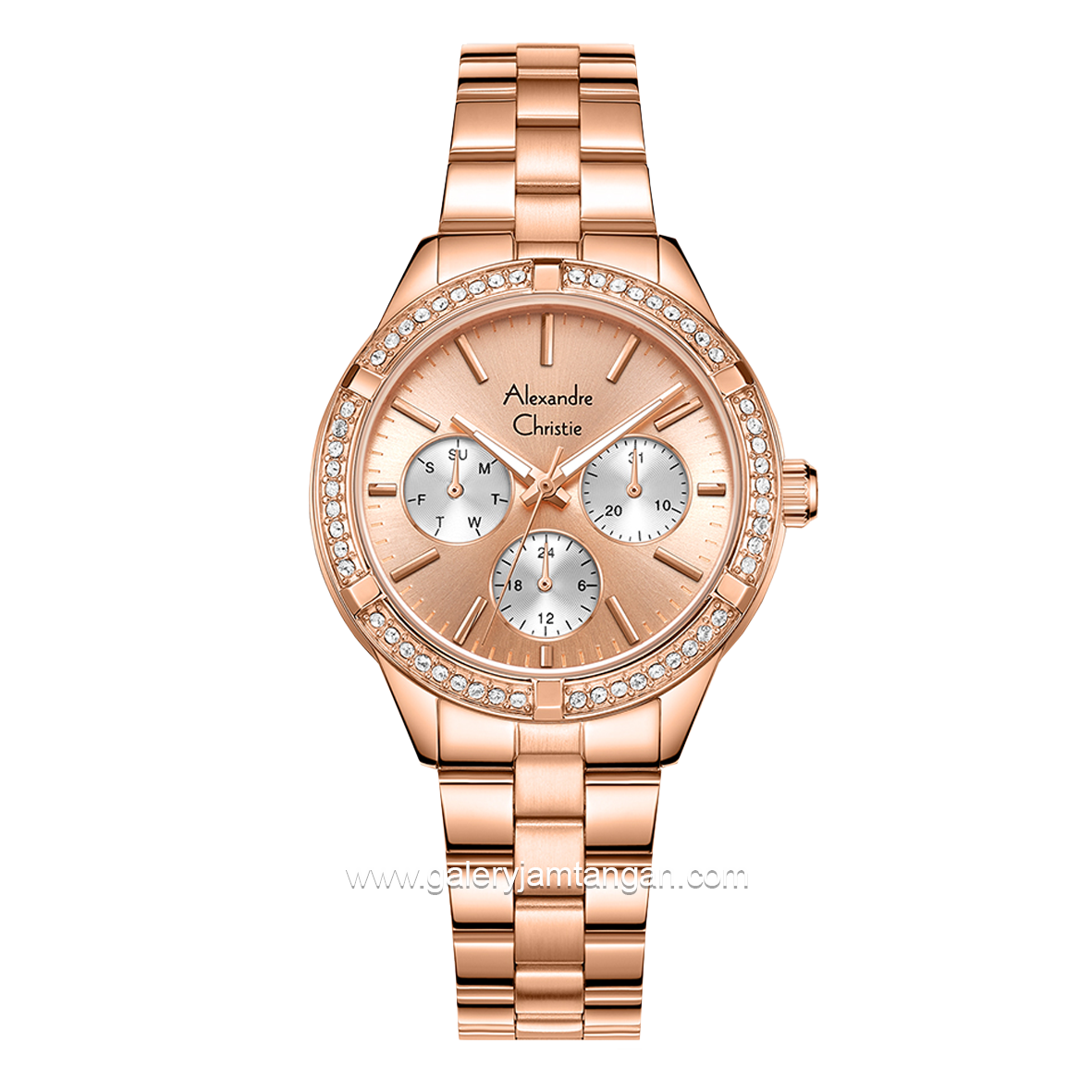 Alexandre Christie AC 2A67 BF Rosegold Stainless Steel