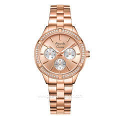 Alexandre Christie AC 2A67 BF Rosegold Stainless Steel