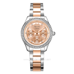 Alexandre Christie Passion AC 2A69 BF Combinasi Rosegold Stainless Steel Strap