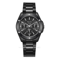 Alexandre Christie AC 2A72 BF Black Multifunction Stainless Steel