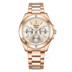 Alexandre Christie AC 2A72 BF Rosegold Multifunction Stainless Steel