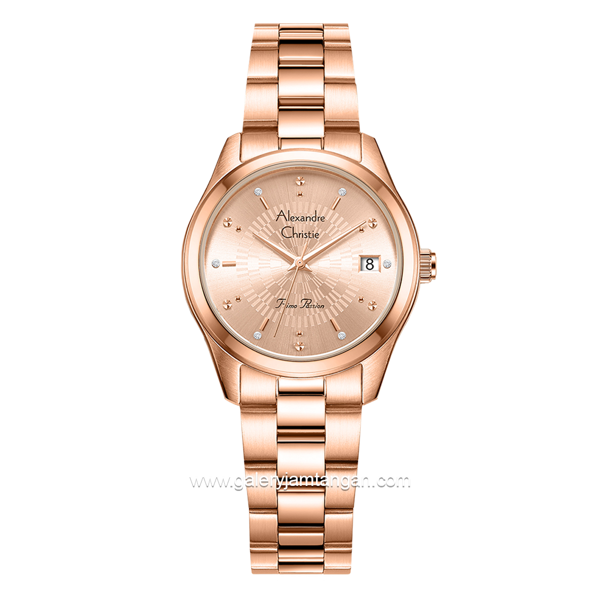 Alexandre Christie Primo Passion AC 2A75 LD Rosegold Stainless Steel Strap