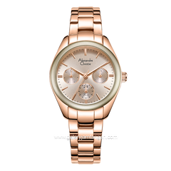 Alexandre Christie AC 2A85 BF Rosegold Multifunction Stainless Steel