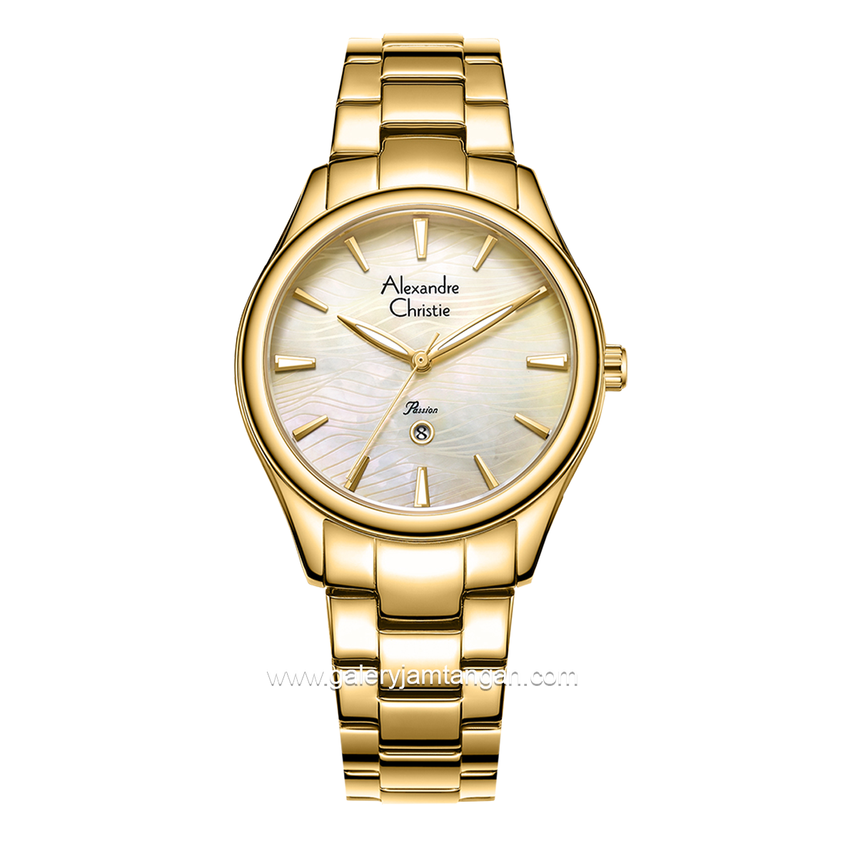 Alexandre Christie AC 2A86 LD Gold Stainless Steel