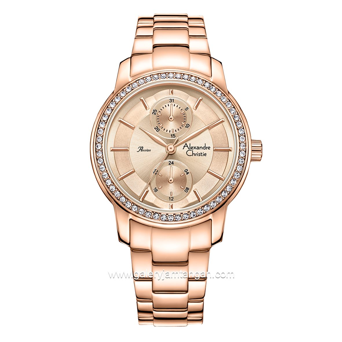 Alexandre Christie AC 2A87 BF Rosegold Stainless Steel