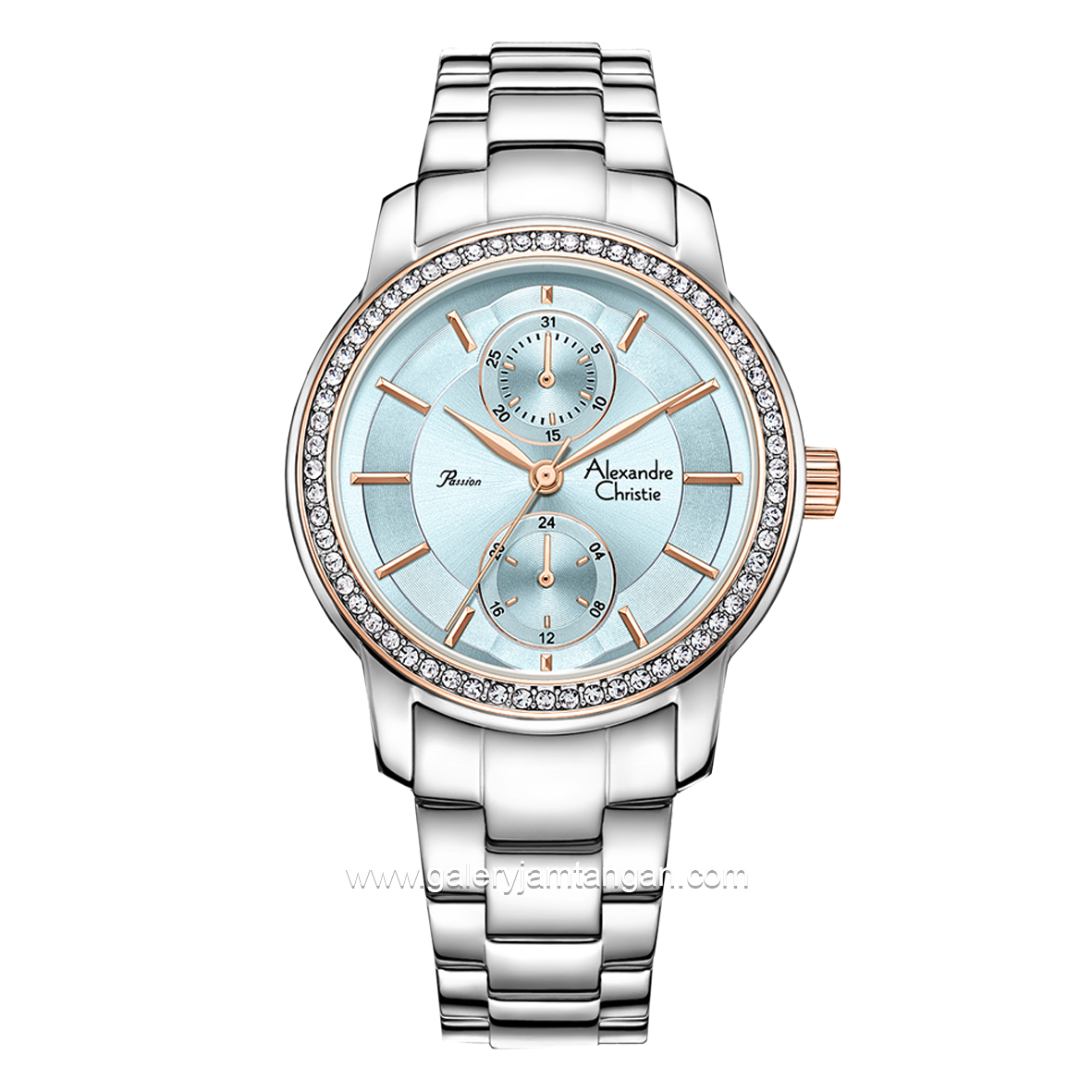 Alexandre Christie AC 2A87 BF Silver Dial Blue Stainless Steel