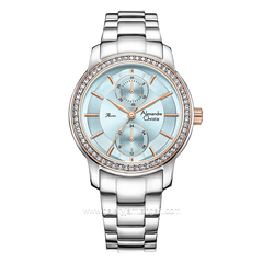 Alexandre Christie AC 2A87 BF Silver Dial Blue Stainless Steel