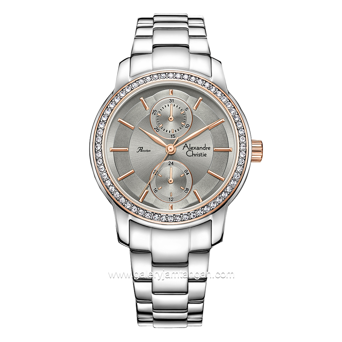 Alexandre Christie AC 2A87 BF Silver Dial Grey Stainless Steel