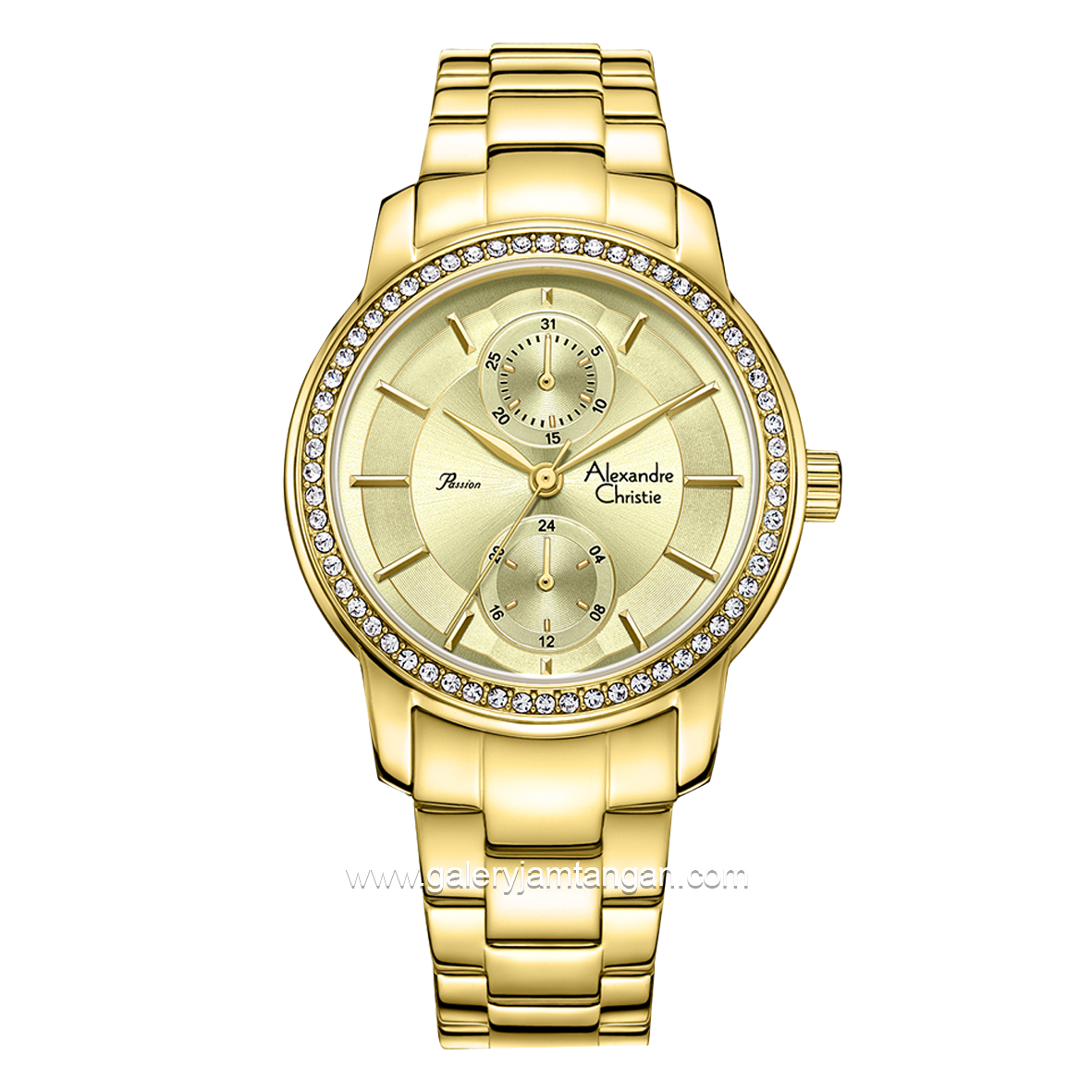 Alexandre Christie AC 2A87 BF Gold Stainless Steel