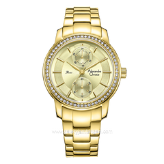 Alexandre Christie AC 2A87 BF Gold Stainless Steel