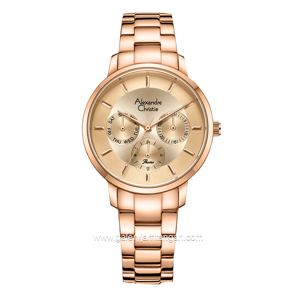 Alexandre Christie AC 2A88 BF Rosegold Stainless Steel
