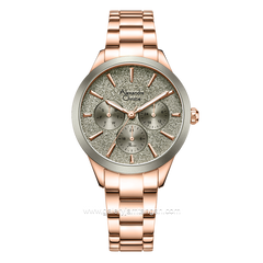 Alexandre Christie AC 2A91 BF Rosegold Dial Green Stainless Steel