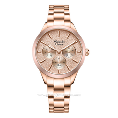 Alexandre Christie AC 2A91 BF Rosegold Dial Pink Stainless Steel