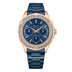 Alexandre Christie AC 2B09 BF Blue Rosegold Stainless Steel