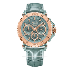 Alexandre Christie AC 2B10 BF Green Leather Strap