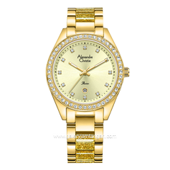 Alexandre Christie AC 2B14 BF Gold Combinasi Yellow Stainless Steel