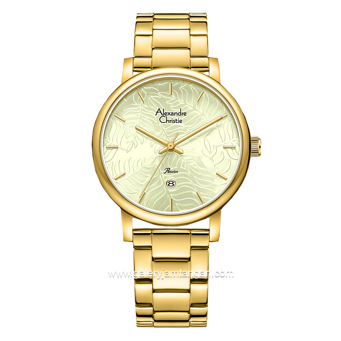 Alexandre Christie Passion AC 2B15 LD Gold Stainless Steel