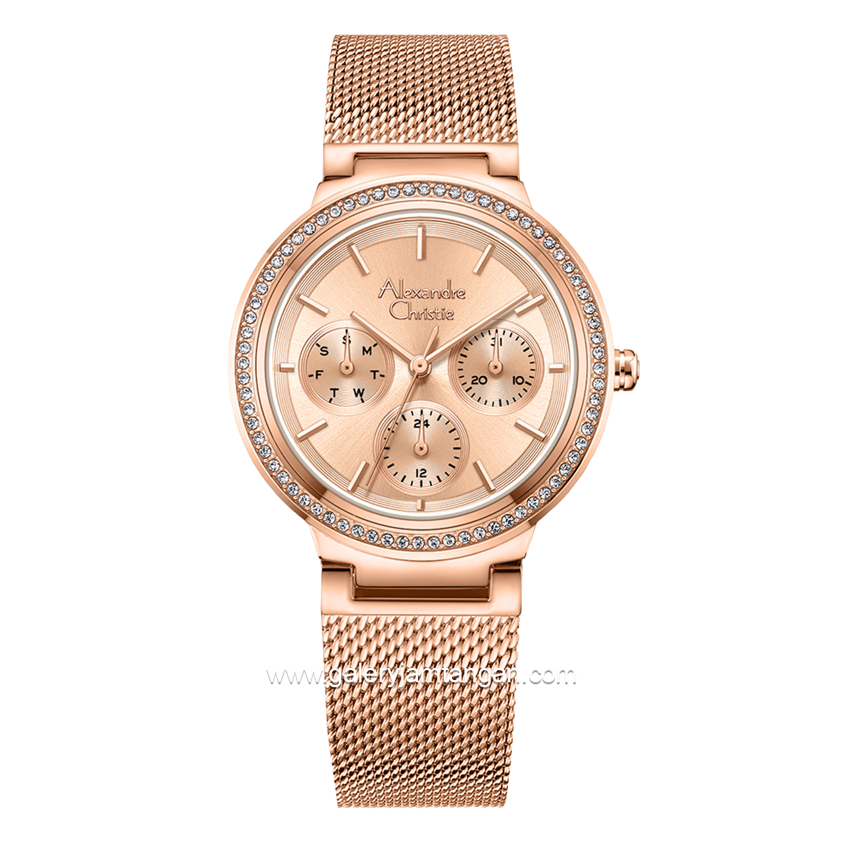 Alexandre Christie AC 2B20 BF Rosegold Shandrope Strap
