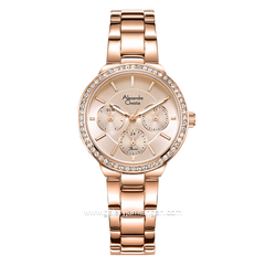 Alexandre Christie Passion AC 2B24 BF Multifunction Full Rosegold Stainless Steel Strap